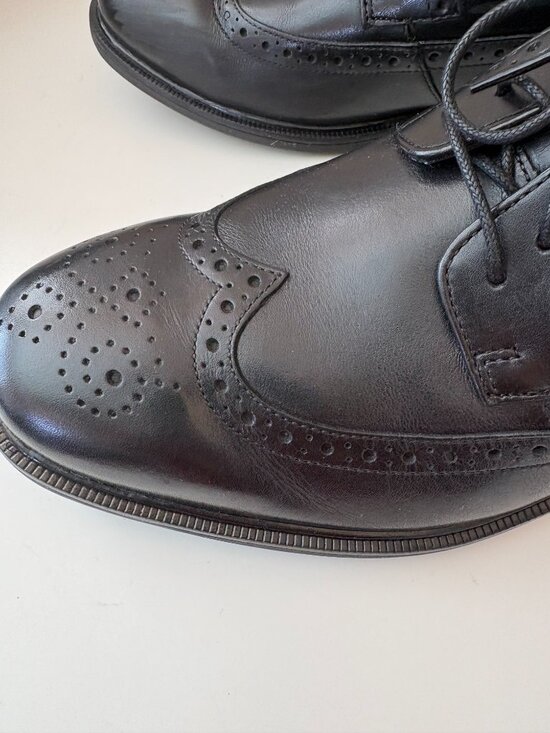 Rockport Hydro Shield Wingtip Oxford Dress Shoes Mens 10W Black Leather main image 7